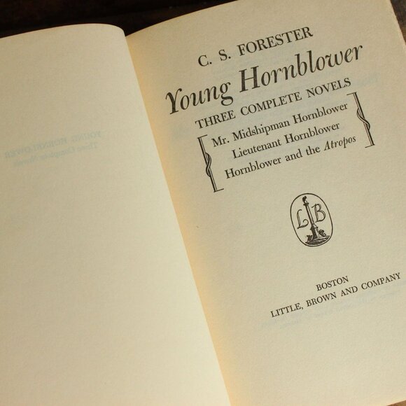 Vintage 1950s Book, "Young Hornblower", C.S. Forester, Three Complete Novels - Picture 8 of 10